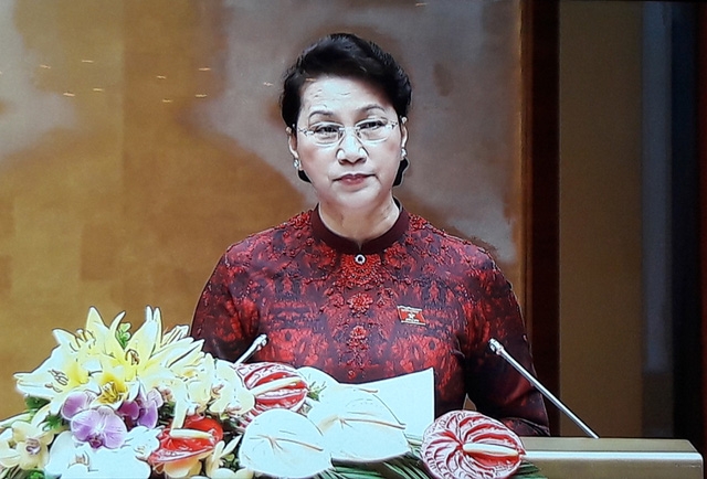 Chủ tịch Quốc hội Nguyễn Thị Kim Ngân khai mạc kỳ họp thứ 3 của Quốc hội