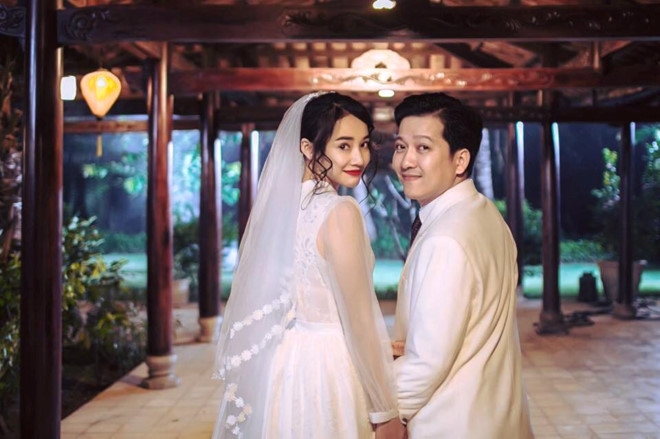Anh cuoi ngot ngao va hai huoc cua Nha Phuong - Truong Giang hinh anh 1