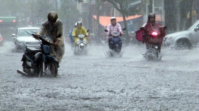Dự báo thời tiết, bản tin thời tiết, tin thời tiết, thời tiết Hà Nội, mưa to