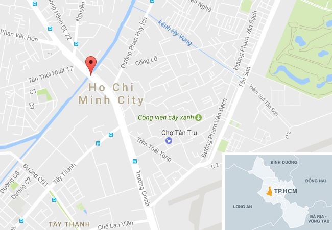 6 oto tong nhau lien hoan tren duong Truong Chinh hinh anh 2