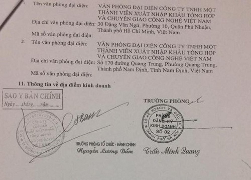 Công ty xuất khẩu lao động lập lờ sử dụng con dấu của Liên minh HTX Việt Nam
