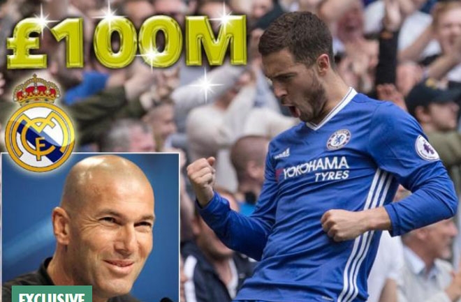 Real Madrid vung 100 triệu bảng, phá kỉ lục vì Hazard - 1