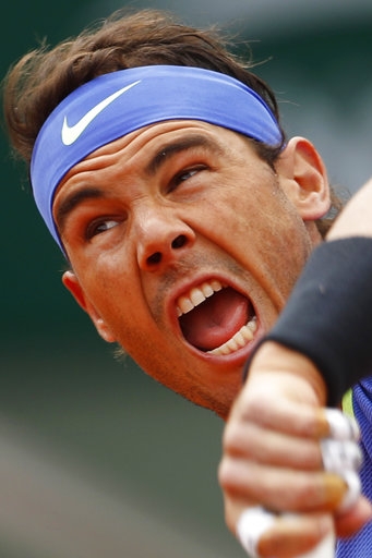  Nadal thi đấu trong trận đấu gặp Carreno-Busta 