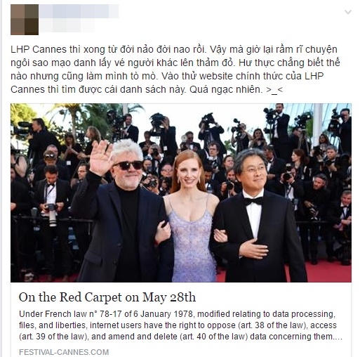 ngoc anh phot lo nghi van khong co ten o danh sach moi be mac cannes hinh anh 1