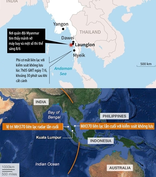 phi co myanmar gap nan gan noi mh370 bien mat khoi radar hinh anh 1
