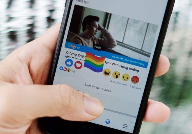 Cach de co bieu tuong la co LGBT dang gay sot tren Facebook hinh anh 1