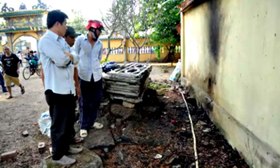 Chết cháy, sư trụ trì, Hải Dương Sư trụ trì chết cháy ở Hải Dương