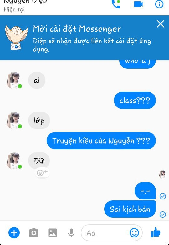 Nhưng có đôi khi kịch bản bị lỗi bởi đối tượng quá... dốt.