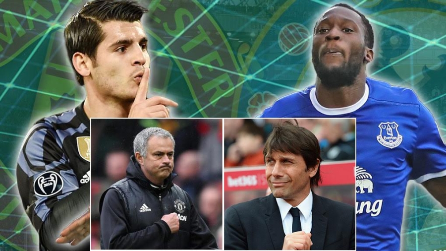 MU, Mourinho, Chelsea, Conte, Morata, Lukaku, Premier League
