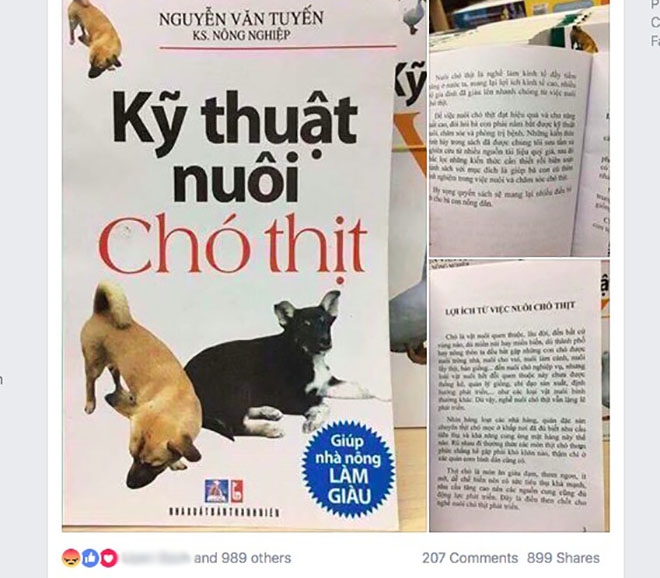 tranh cai “nay lua” ve cuon sach “ky thuat nuoi cho thit” hinh anh 2