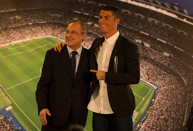 Chủ tịch Perez phủ nhận khả năng Ronaldo rời Real Madrid /// AFP
