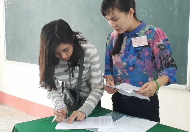 866.000 thí sinh cả nước làm thủ tục dự thi