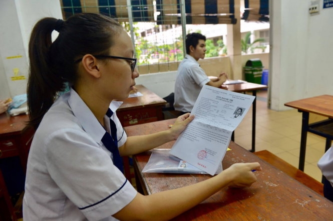 866.000 thí sinh cả nước làm thủ tục dự thi