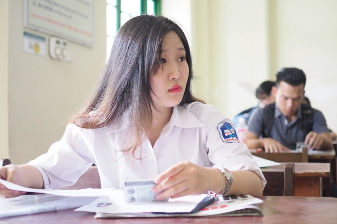 866.000 thí sinh cả nước làm thủ tục dự thi