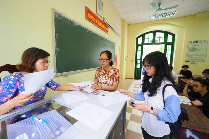 866.000 thí sinh cả nước làm thủ tục dự thi