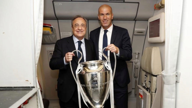 Chu tich Perez va HLV Zidane co the de Ronaldo roi Real hinh anh 1