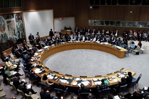 Một phiên họp Hội đồng Bảo an. Ảnh: Reuters.