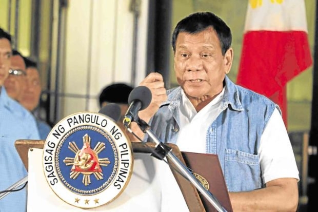 Tổng thống Philippines Rodrigo Duterte. (Ảnh: Inquirer) 