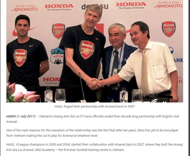 hagl, arsenal, aff, hagl chia tay arsenal, tuan anh