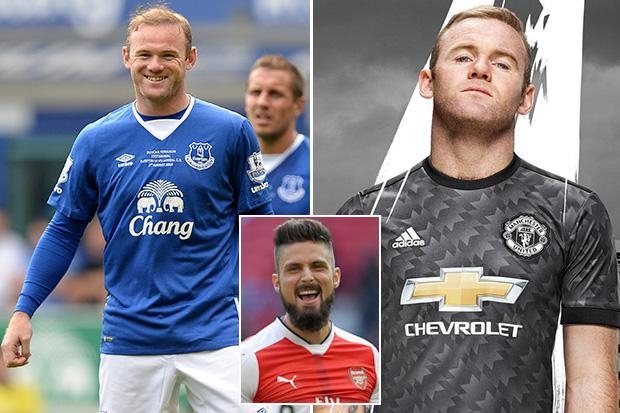 MU, Rooney, Everton