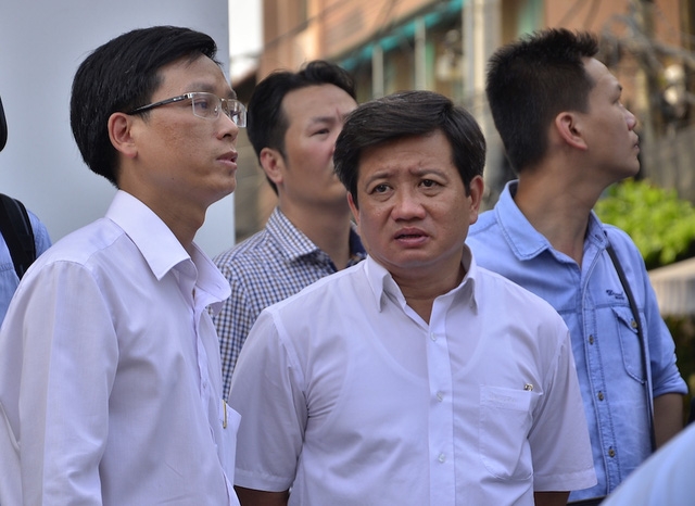  Ông Đoàn Ngọc Hải trong một lần ra quân xử lý nạn lấn chiếm vỉa hè ở quận 1. 