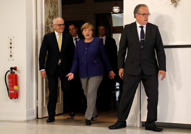 Thủ tướng Australia Malcolm Turnbull bắt đầu chuyến thăm Đức từ ngày 6/7, một ngày trước hội nghị G20. (Ảnh: Reuters) 