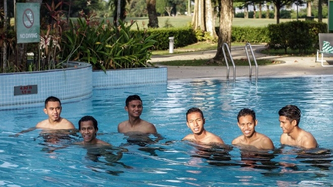 U22 Malaysia chuan bi cho SEA Games nhu 'tro he' hinh anh 1
