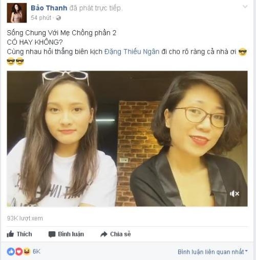 hot: bao thanh tiet lo co hay khong phan 2 song chung voi me chong? hinh anh 1