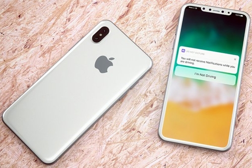 iPhone 8 sẽ có màn hình sát viền, không còn nút Home. Ảnh concept của Martin Hajek.