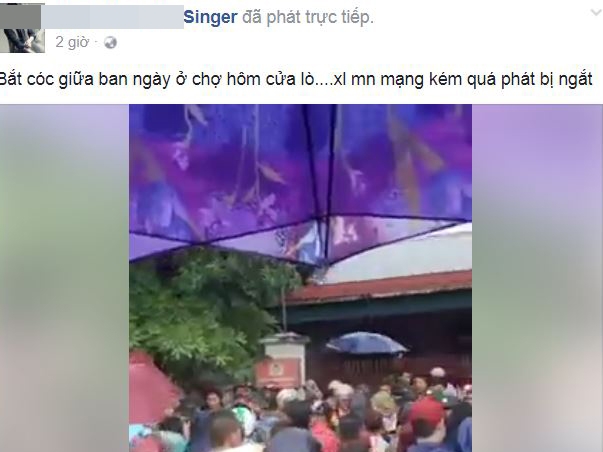  Tài khoản Facebook B.N phát trực tiếp vụ việc người dân vây kín trụ sở CA phường đồng thời kêu gọi mọi người chia sẻ 