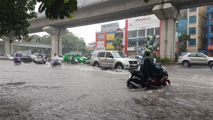 Áp thấp nhiệt đới, Tin bão mới nhất, Cơn bão số 2, mưa lớn, ngập Hà Nội