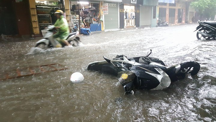 Áp thấp nhiệt đới, Tin bão mới nhất, Cơn bão số 2, mưa lớn, ngập Hà Nội
