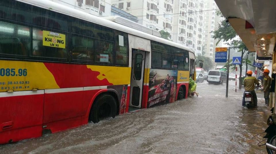 Áp thấp nhiệt đới, Tin bão mới nhất, Cơn bão số 2, mưa lớn, ngập Hà Nội