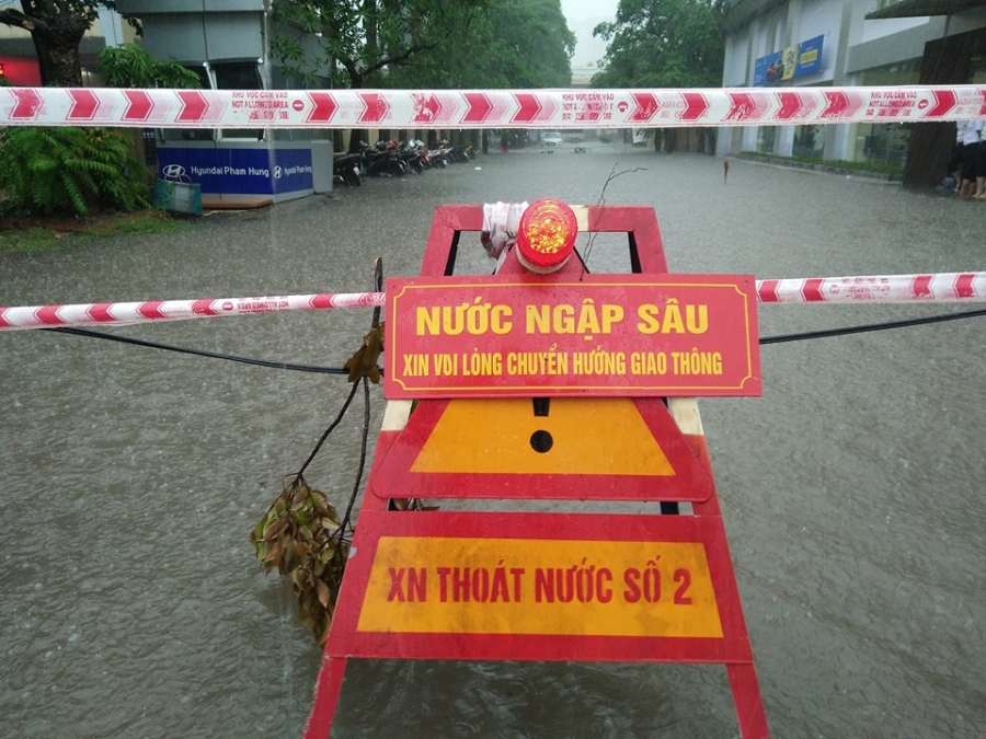 Áp thấp nhiệt đới, Tin bão mới nhất, Cơn bão số 2, mưa lớn, ngập Hà Nội