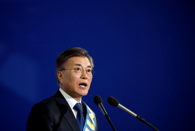  Tổng thống Hàn Quốc Moon Jae-in. (Ảnh: Reuters) 