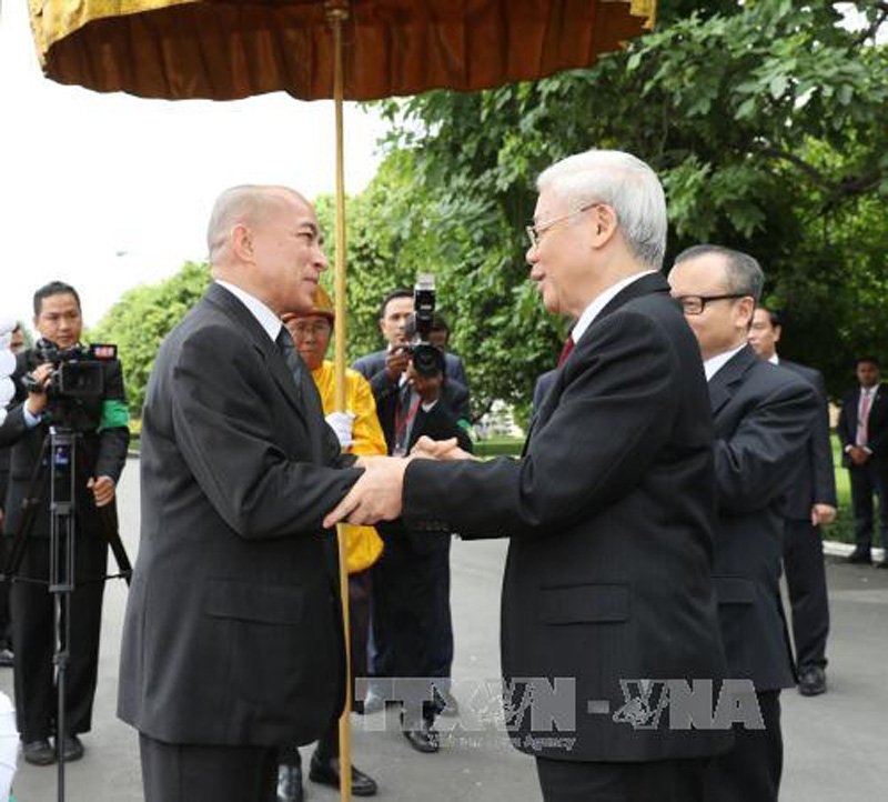 Tổng bí thư Nguyễn Phú Trọng, Nguyễn Phú Trọng, Campuchia