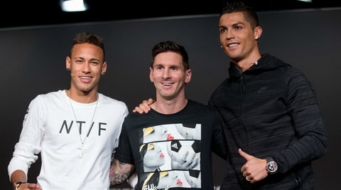 Cris Ronaldo thua nhan lay dong luc thi dau tu Lionel Messi va Neymar.
