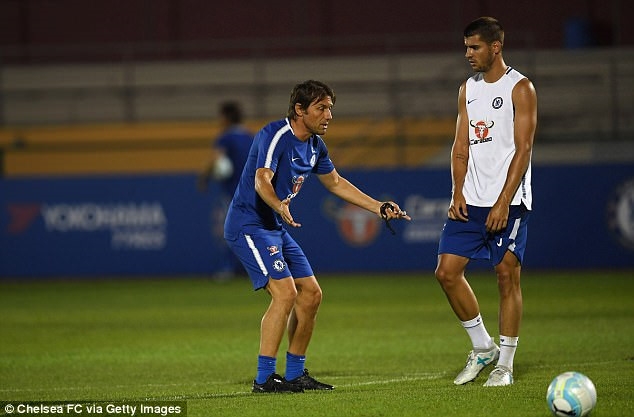 Morata gap kho khan khi tap buoi dau tien o Chelsea hinh anh 4