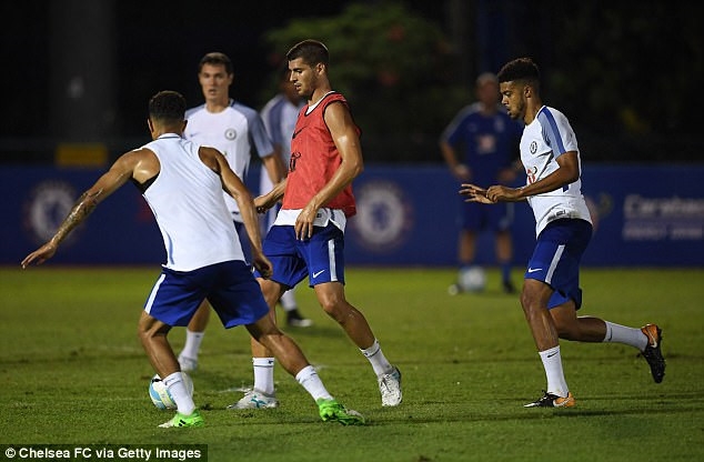 Morata gap kho khan khi tap buoi dau tien o Chelsea hinh anh 5