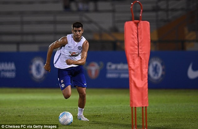 Morata gap kho khan khi tap buoi dau tien o Chelsea hinh anh 7