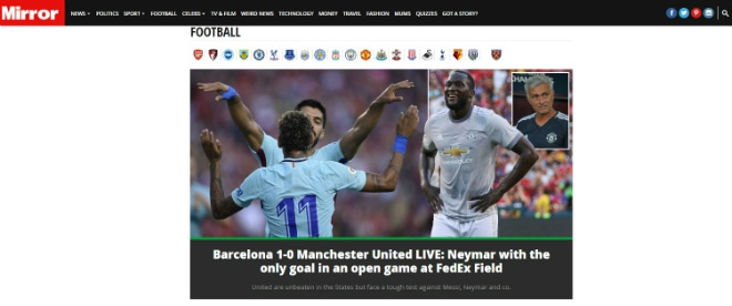 Barca hạ MU: Báo chí mê mệt với Neymar, chê dàn SAO 