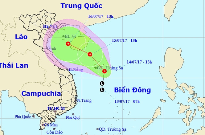 Kết quả hình ảnh cho áp thấp nhiệt đới