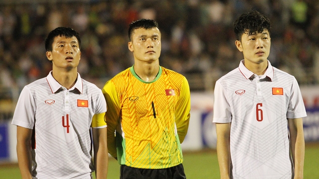 Thủ môn là một trong những nhược điểm lớn nhất của U22 Việt Nam hiện nay (ảnh: Trọng Vũ)
