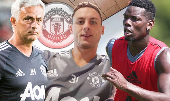 MU, Matic, Mourinho, Pogba, Fellaini