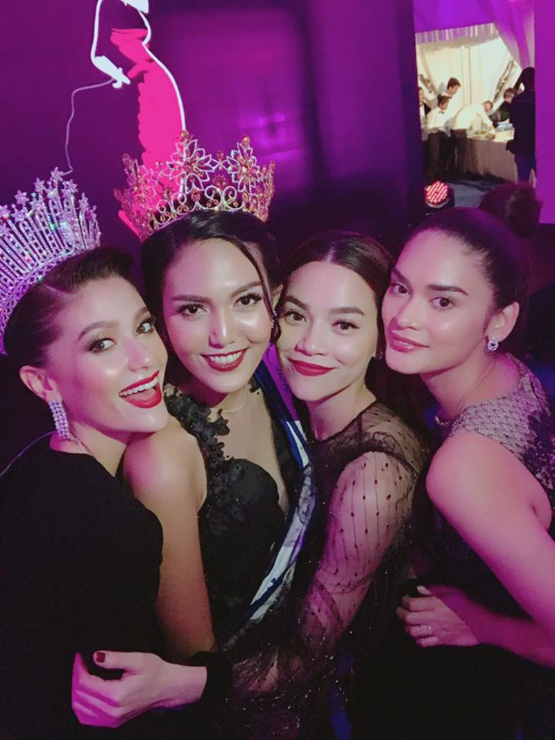 Ho Ngoc Ha, Do My Linh hoi tu dan hoa hau the gioi o Thai Lan hinh anh 7