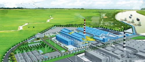 Phối cảnh Nhà máy nhiệt điện Thái Bình 2. 
