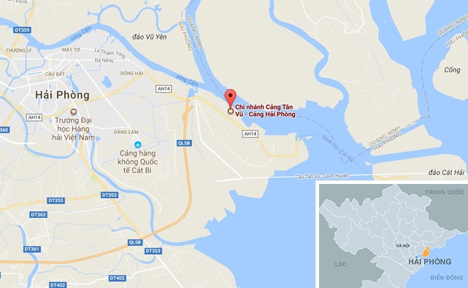 Giu 2 container cho day dong ho Phap tai cang Hai Phong hinh anh 2