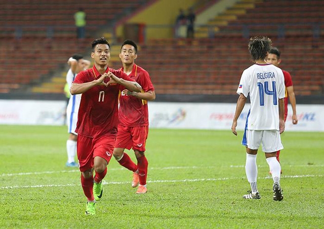 Số cơ hội bị bỏ lỡ của U22 Việt Nam luôn nhiều hơn số bàn thắng ghi được (ảnh: Q.H)