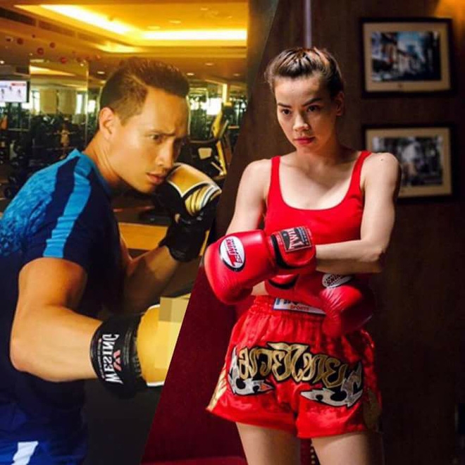 Hồ Ngọc Hà chiều lòng Kim Lý đi xem trận boxing tỷ USD - Ảnh 4.