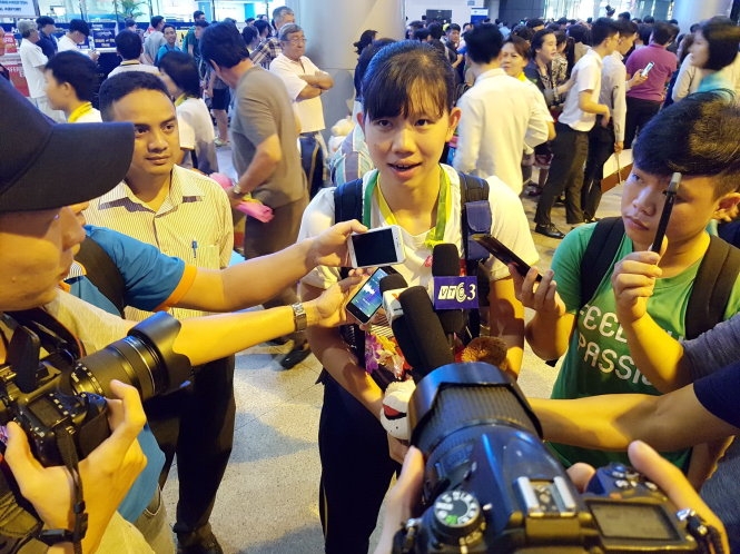 Ngày trở về vinh quang của Ánh Viên